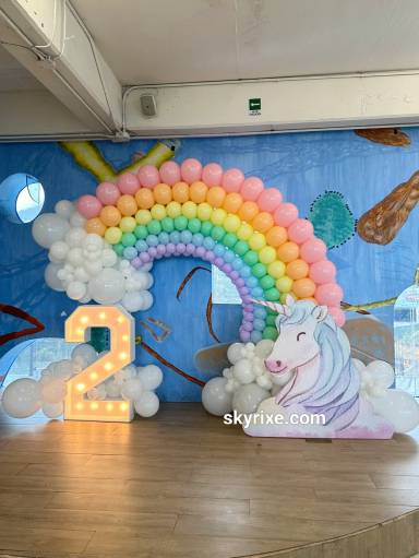 Unicorn Rainbow Fantasy Birthday Setup