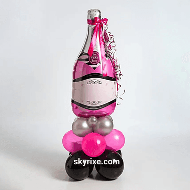 Champagne Bottle Balloon Decoration