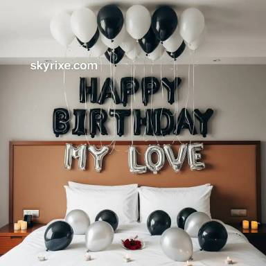 Romantic Birthday decor