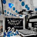 Silver 20th Birthday Room Decoration - photo 1