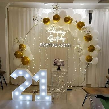 21st Birthday Ring Decoration