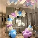 Pastle Color Balloon Ring Decoration - photo 1