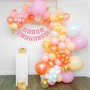 Peach Blush Birthday Balloon Arch - photo 1