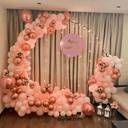 Rosegold Crescent Birthday ring Backdrop - photo 1