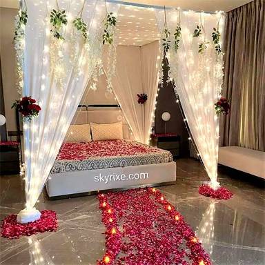One night Romance Canopy Setup