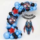 Superman Theme Birthday Balloon Arch - photo 1