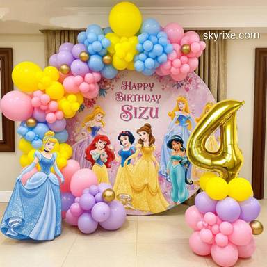 Disney Princess Theme Birthday Decoration