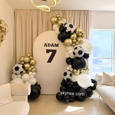 Football Theme Backdrop Decoration