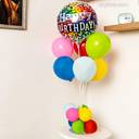 Rainbow Birthday Balloon Bouquet Stand - photo 1