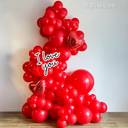Romantic Red Love Balloon Sculpture - photo 1