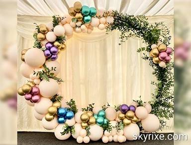 Enchanted Garden Balloon Ring Backdrop
