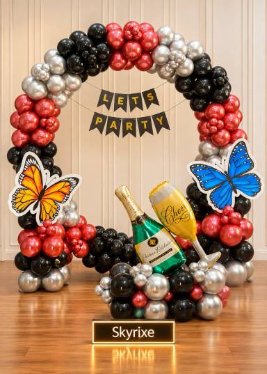 Lets Party Balloon Decor