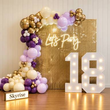 Lets Party Shimmer Wall Decoration