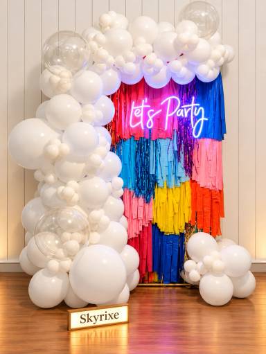 Rainbow Theme Party Decoration