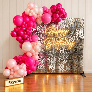 Sequin Birthday Balloon Decoration