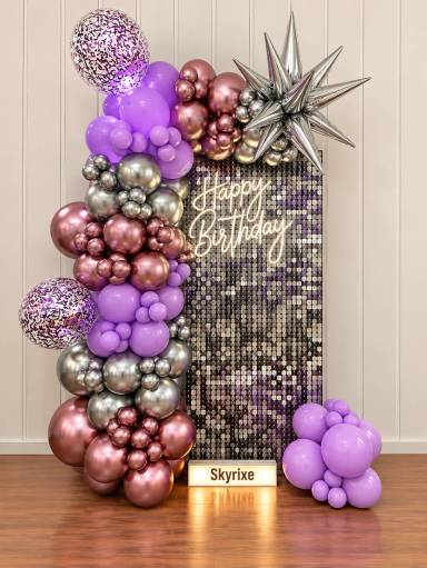 Sequin Birthday Decoration for Girl