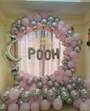 Soft Pink And Silver Moon Birthday Theme - photo 1