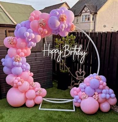 Pastel Bloom Birthday Decor