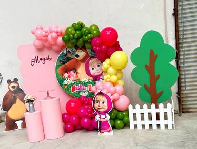 Masha And The Bear Woodland Birthday Theme
