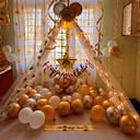 Cozy Birthday Tent Balloon Decor - photo 5