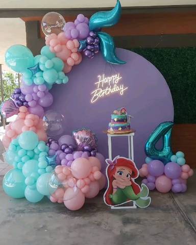 Magical Mermaid Birthday Setup