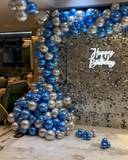 Elegant Sapphire And Silver 60th Birthday Setup - photo 5