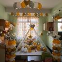 Cozy Birthday Tent Balloon Decor - photo 2