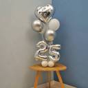 25th Silver Anniversary Balloon Bouquet - photo 2