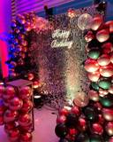 Luxury Black And Rose Gold Glam Birthday Setup - photo 2