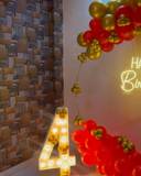 Golden Red Birthday Ring Decor - photo 2