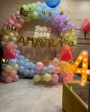 Princess Birthday Balloon Arch Setup - photo 2