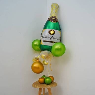 Champagne Celebration Balloon Display
