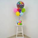 Colorful Glee Birthday Balloon Bouquet - photo 2