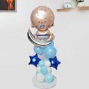 Baby Boy Celebration Balloon Stand - photo 2