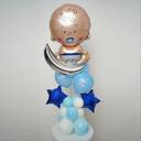Baby Boy Celebration Balloon Stand - photo 1