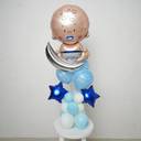 Baby Boy Celebration Balloon Stand - photo 3