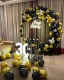 Luxury Black And Gold Birthday Arch - photo 1