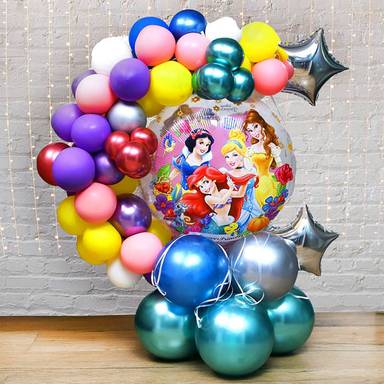 Magical Princess Balloon Display