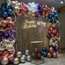 Luxury Balloon Arch Birthday Backdrop - photo 2