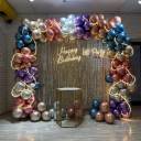 Luxury Balloon Arch Birthday Backdrop - photo 1