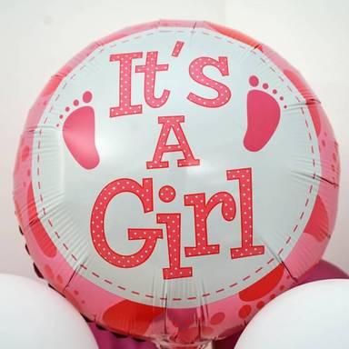 Girly Pink Balloon Decor