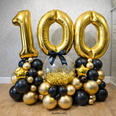 100 Celebration Balloon Bauquet