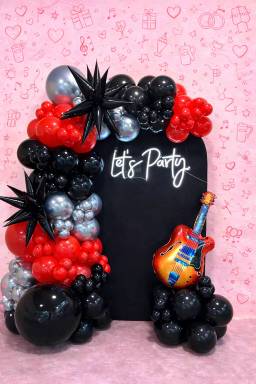 Lets party decoration
