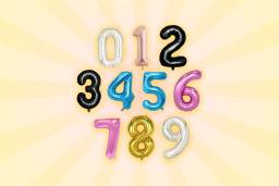 Add 32 inch Digit Foil Balloon (max 2 digit)