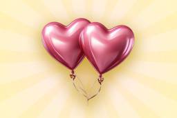 Add 2 Heart Foil Balloon