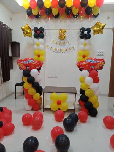 Car Theme Birthday Decoration