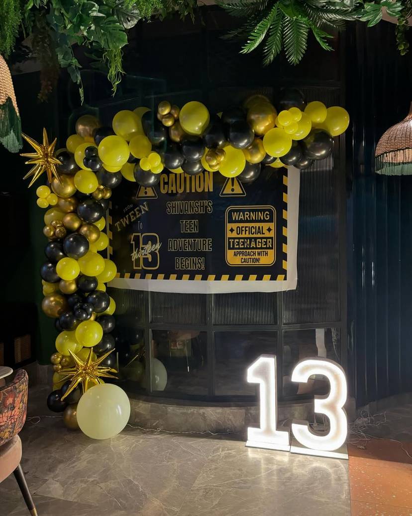 Caution Official Teenager 13th Birthday Theme - Image 1