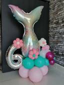 Mermaid Birthday Balloon Standee - photo 1