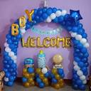 Welcome Baby Boy Balloon Decoration - photo 2