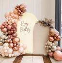 Blush Rose and Gold Luxe Birthday Backdrop - photo 1